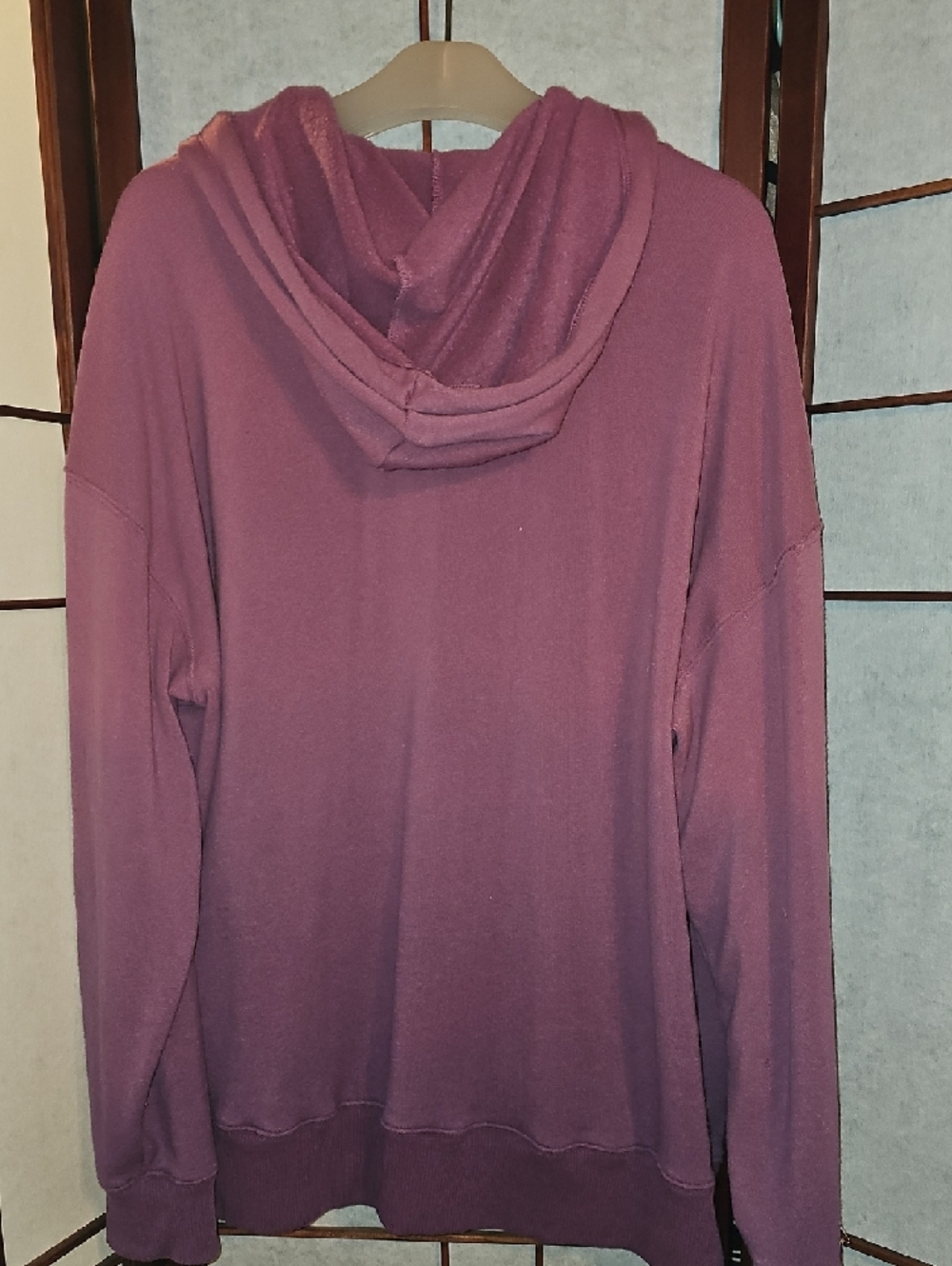 Victoria's Secret Purple Ombre Hooded Sweatshirt - Picture 2 of 3